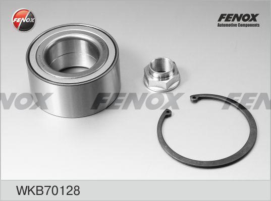 Fenox WKB70128 - Подшипник ступицы колеса, комплект autospares.lv