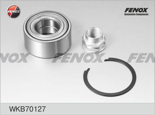 Fenox WKB70127 - Подшипник ступицы колеса, комплект autospares.lv