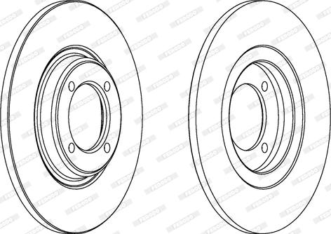 TRW DF1017T - Тормозной диск autospares.lv