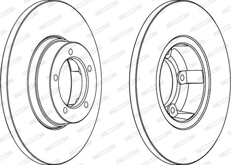 DJ Auto BDC676 - Тормозной диск autospares.lv