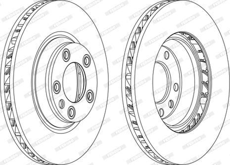 Ferodo DDF1408LC-1-D - Тормозной диск autospares.lv