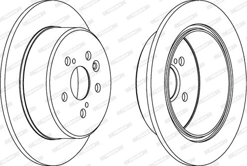 Unipart GBD1737 - Тормозной диск autospares.lv