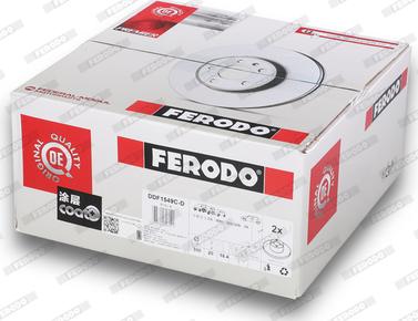 Ferodo DDF1549C-D - Тормозной диск autospares.lv