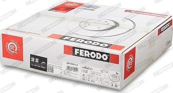 Ferodo DDF1535C-1-D - Тормозной диск autospares.lv