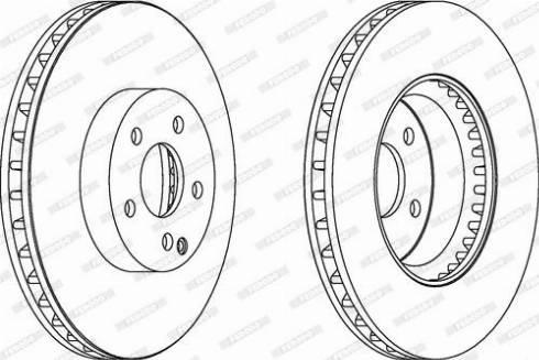 Ferodo DDF1692C - Тормозной диск autospares.lv