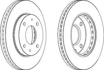 Ferodo DDF1614-1 - Тормозной диск autospares.lv