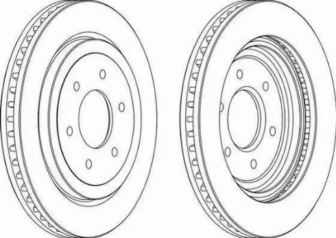 Alpha Brakes HTP-NS-091 - Тормозной диск autospares.lv