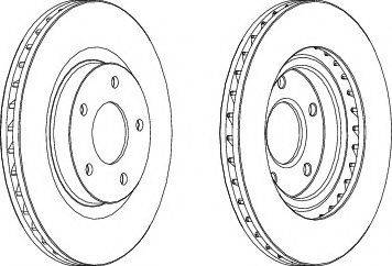 Ferodo DDF1624-1 - Тормозной диск autospares.lv