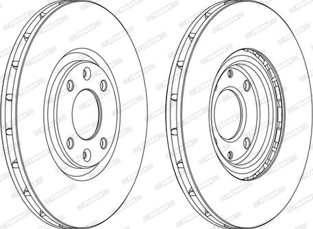 Ferodo DDF1676C-D - Тормозной диск autospares.lv