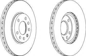 Ferodo DDF1082-1 - Тормозной диск autospares.lv