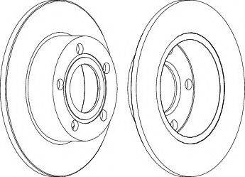 Ferodo DDF1033-1 - Тормозной диск autospares.lv