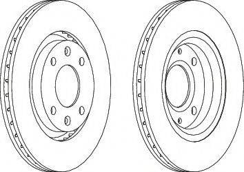 Ferodo DDF1140-1 - Тормозной диск autospares.lv