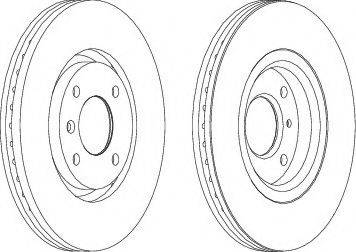 Ferodo DDF1152-1 - Тормозной диск autospares.lv