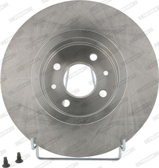 Ferodo DDF1124 - Тормозной диск autospares.lv