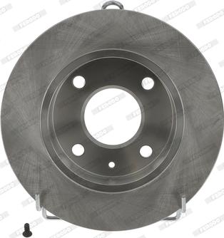 Ferodo DDF135 - Тормозной диск autospares.lv