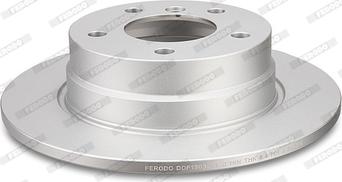 Ferodo DDF1303C-1-D - Тормозной диск autospares.lv