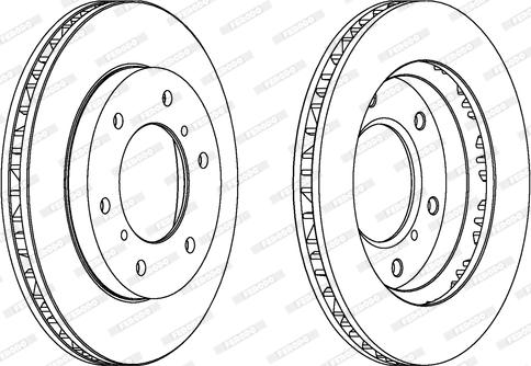 Allied Nippon ADC0359V - Тормозной диск autospares.lv