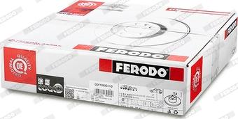Ferodo DDF1263C-1-D - Тормозной диск autospares.lv