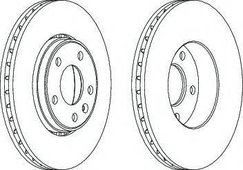 Ferodo DDF1204-1 - Тормозной диск autospares.lv