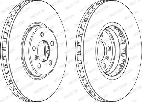 Ferodo DDF1746C-1-D - Тормозной диск autospares.lv