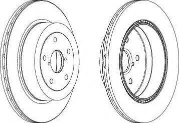 Ferodo DDF1751-1 - Тормозной диск autospares.lv