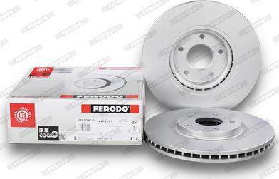 Ferodo DDF1724C-D - Тормозной диск autospares.lv