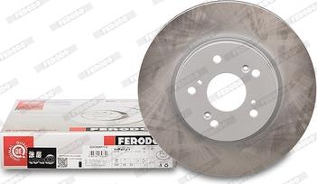 Ferodo DDF2555P-1-D - Тормозной диск autospares.lv