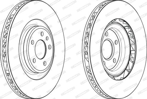 Ferodo DDF2686LC-1 - Тормозной диск autospares.lv