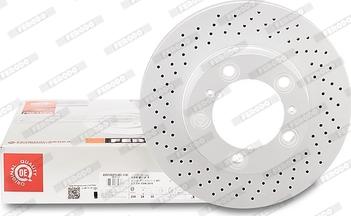 Ferodo DDF2027LDC-1-D - Тормозной диск autospares.lv