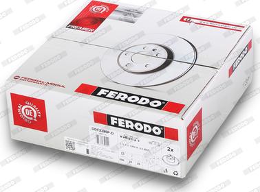 Ferodo DDF2280P-D - Тормозной диск autospares.lv