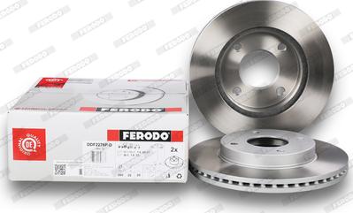 Ferodo DDF2276P-D - Тормозной диск autospares.lv