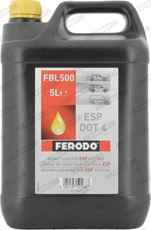 Ferodo FBL500 - Тормозная жидкость autospares.lv