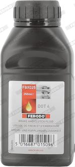 Ferodo FBX025 - Тормозная жидкость autospares.lv