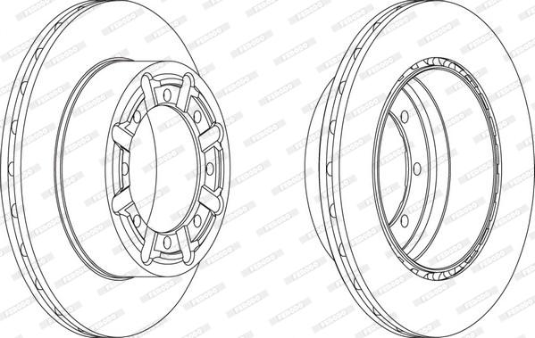 Remsa 97117 - Тормозной диск autospares.lv