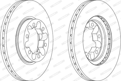 Ferodo FCR339A - Тормозной диск autospares.lv