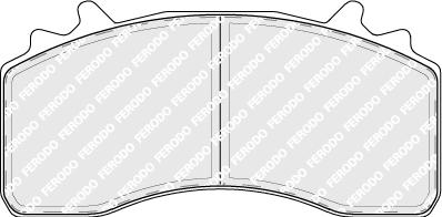 Ferodo FCV4419 - Тормозные колодки, дисковые, комплект autospares.lv