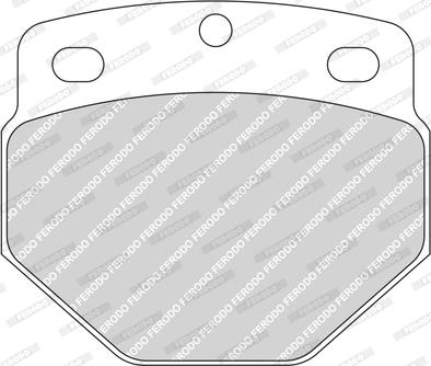 Ferodo FCV594 - Тормозные колодки, дисковые, комплект autospares.lv