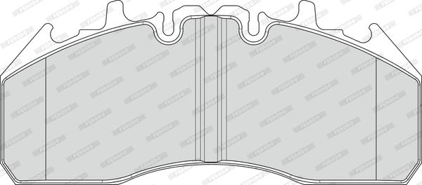 Ferodo FCV1989BFE - Тормозные колодки, дисковые, комплект autospares.lv