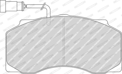 Ferodo FCV1042 - Тормозные колодки, дисковые, комплект autospares.lv