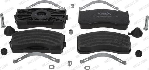 Ferodo FCV1277BFE - Тормозные колодки, дисковые, комплект autospares.lv