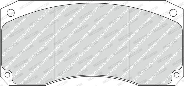 Ferodo FCV769 - Тормозные колодки, дисковые, комплект autospares.lv