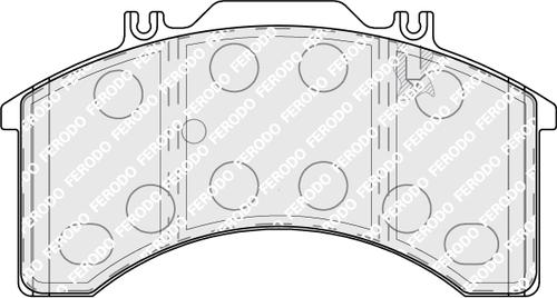 Ferodo FCV770 - Тормозные колодки, дисковые, комплект autospares.lv