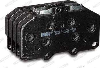 Ferodo FDB986 - Тормозные колодки, дисковые, комплект autospares.lv