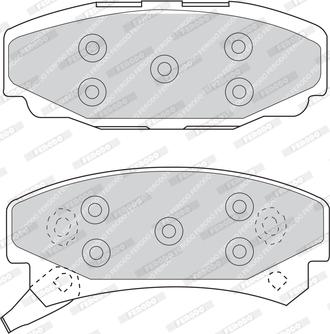 Ferodo FDB921 - Тормозные колодки, дисковые, комплект autospares.lv