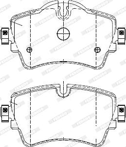 Ferodo FDB4945-D - Тормозные колодки, дисковые, комплект autospares.lv