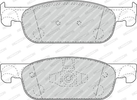 Ferodo FDB4907 - Тормозные колодки, дисковые, комплект autospares.lv