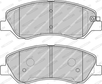 Ferodo FDB4915-D - Тормозные колодки, дисковые, комплект autospares.lv