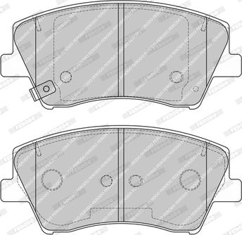 Ferodo FDB4916-D - Тормозные колодки, дисковые, комплект autospares.lv