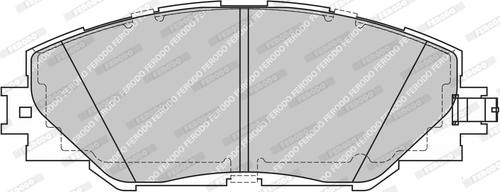 Ferodo FDB4912-OES - Тормозные колодки, дисковые, комплект autospares.lv