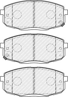 Ferodo FDB4985 - Тормозные колодки, дисковые, комплект autospares.lv